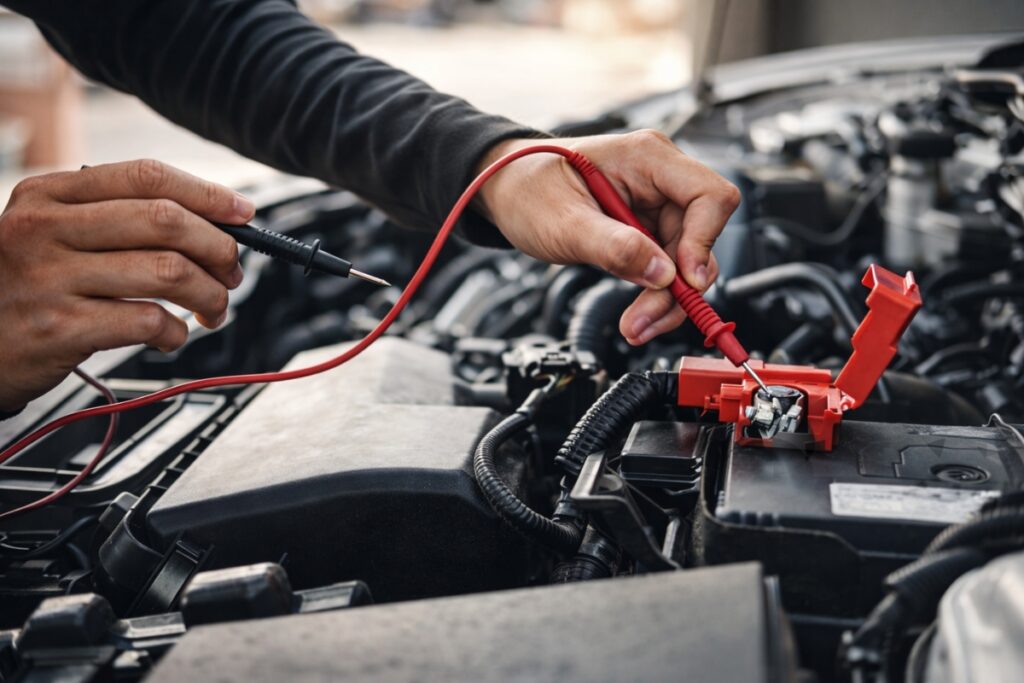Loja de Baterias que atende a vila alpina